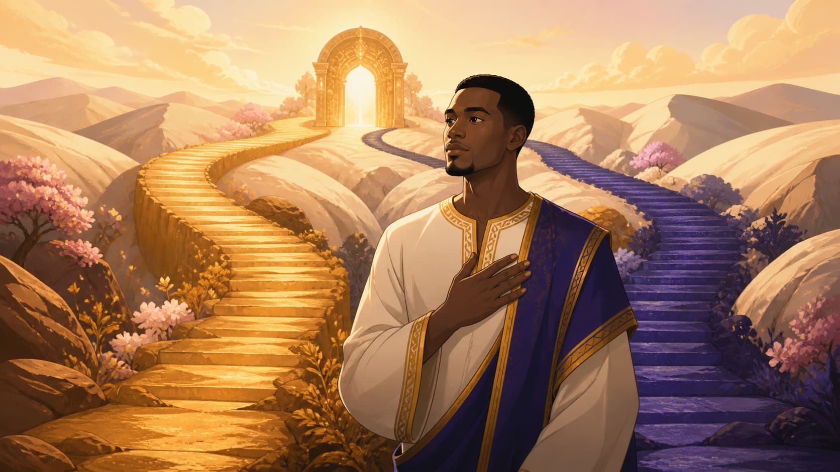 image 3 — enseignement et ombres, entre ombre brun terre et lumière crème ivoire, maîtrise, recul et harmonie, signification de l'heure 17:16