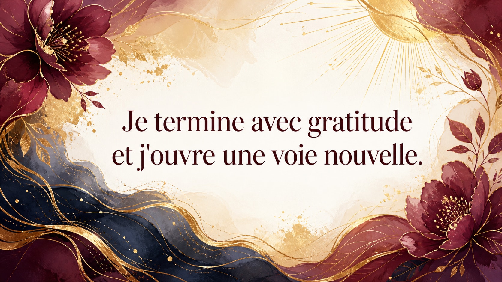 image 6 — mantra, or profond et bordeaux, fin de cycle, nouvel élan et clarté, signification de l'heure 18:19
