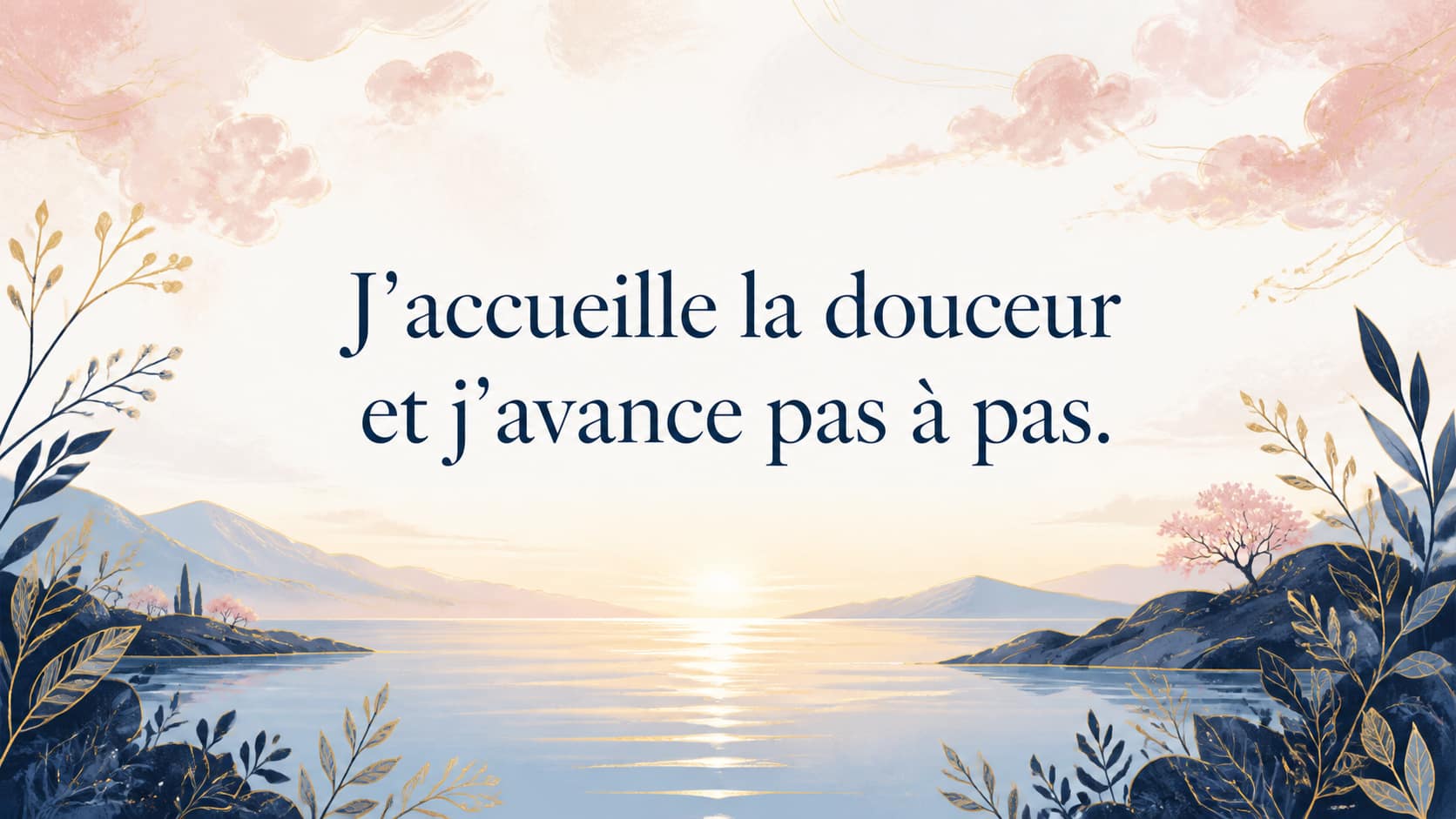 image 6 — mantra, or doux et rose doux, nouvel élan, coopération et expression, signification de l'heure 19:20