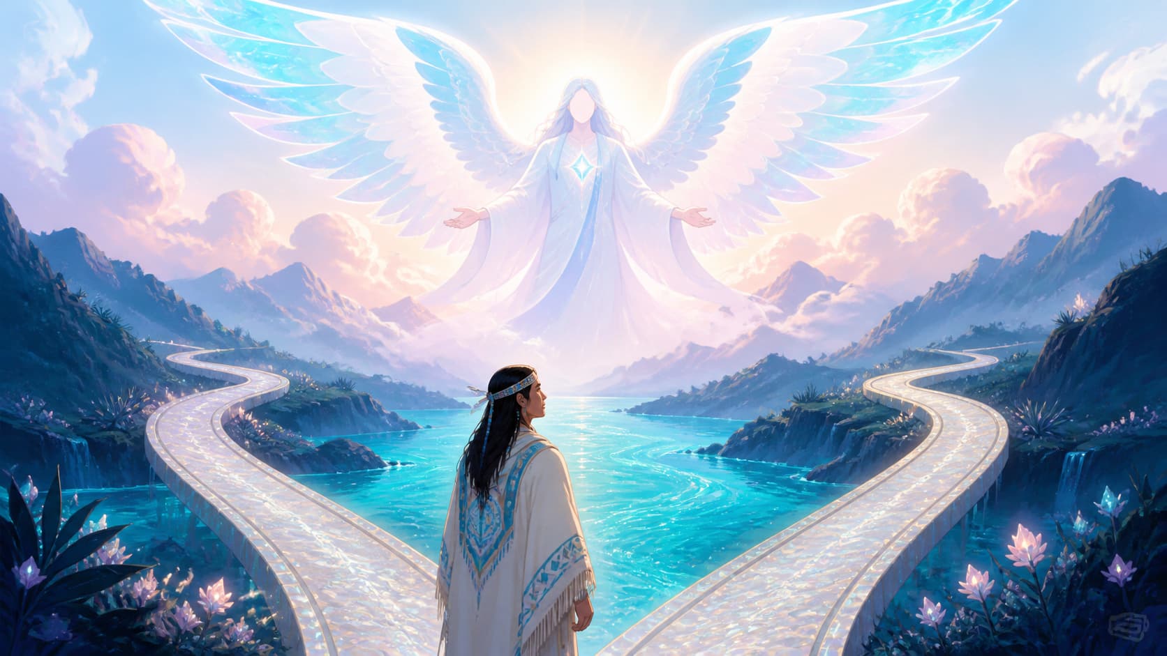 image 4 — ange + tarot, écoute, expression et mouvement, signification de l'heure 20:21